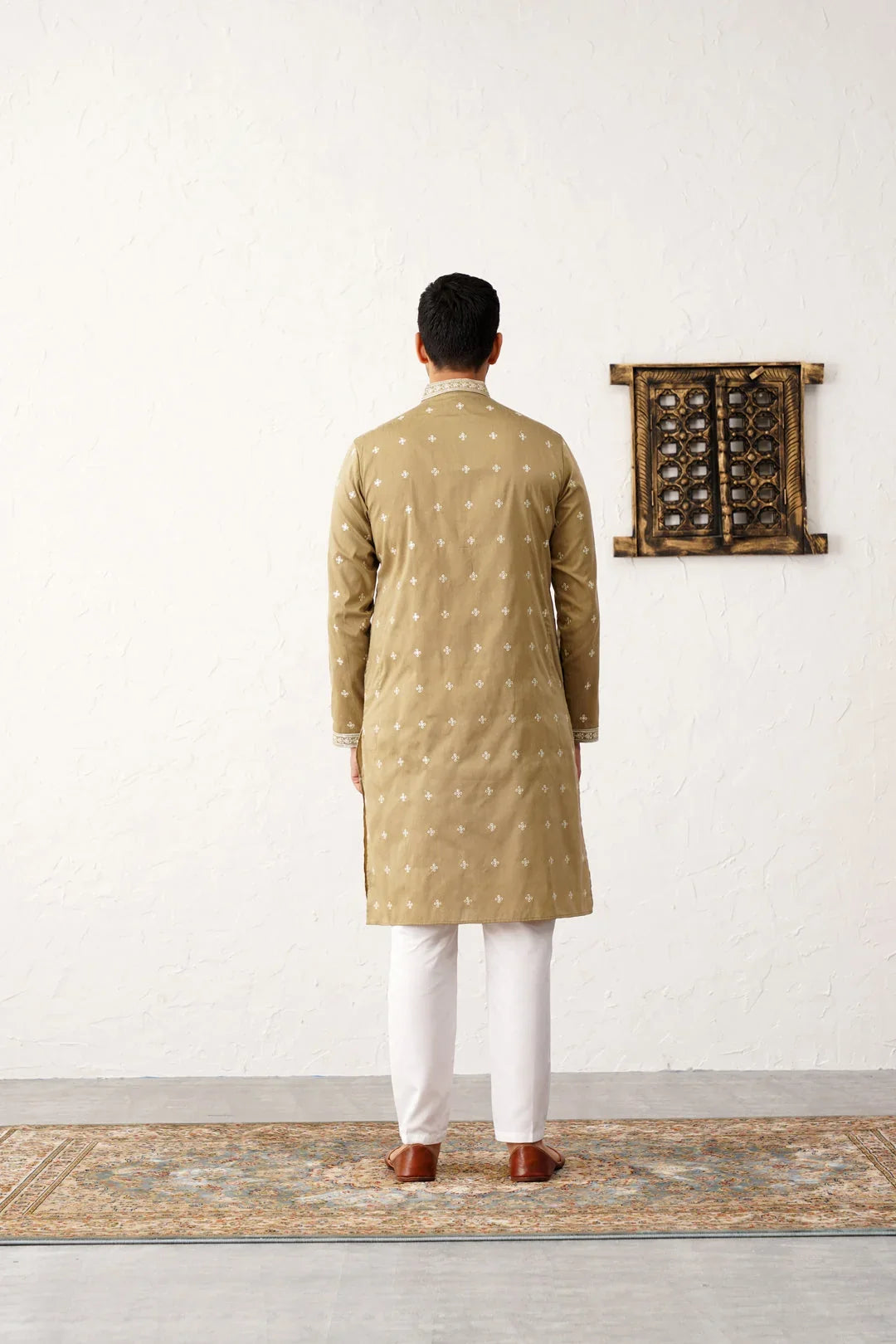 Beige Cotton Solid Indian Wear JOKP_P_5038Beige | DesiQlo