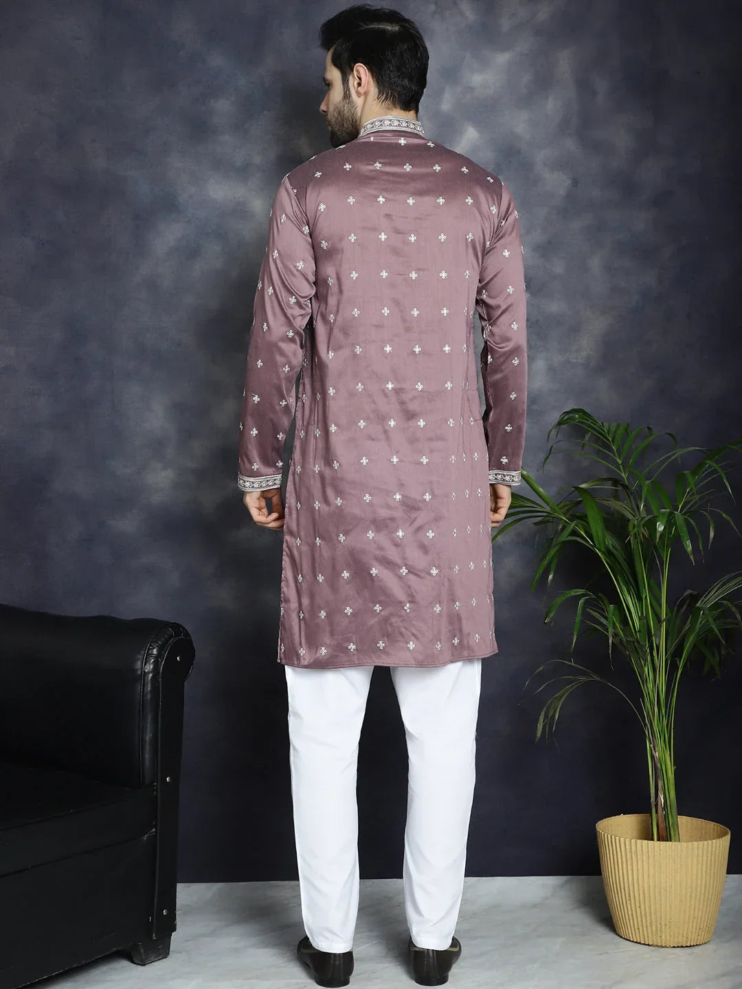 Purple Cotton Solid Indian Wear JOKP_P_5038Megenta | DesiQlo