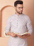 Chikankari Pure Cotton Kurta with Pyjama-JOKP-PR