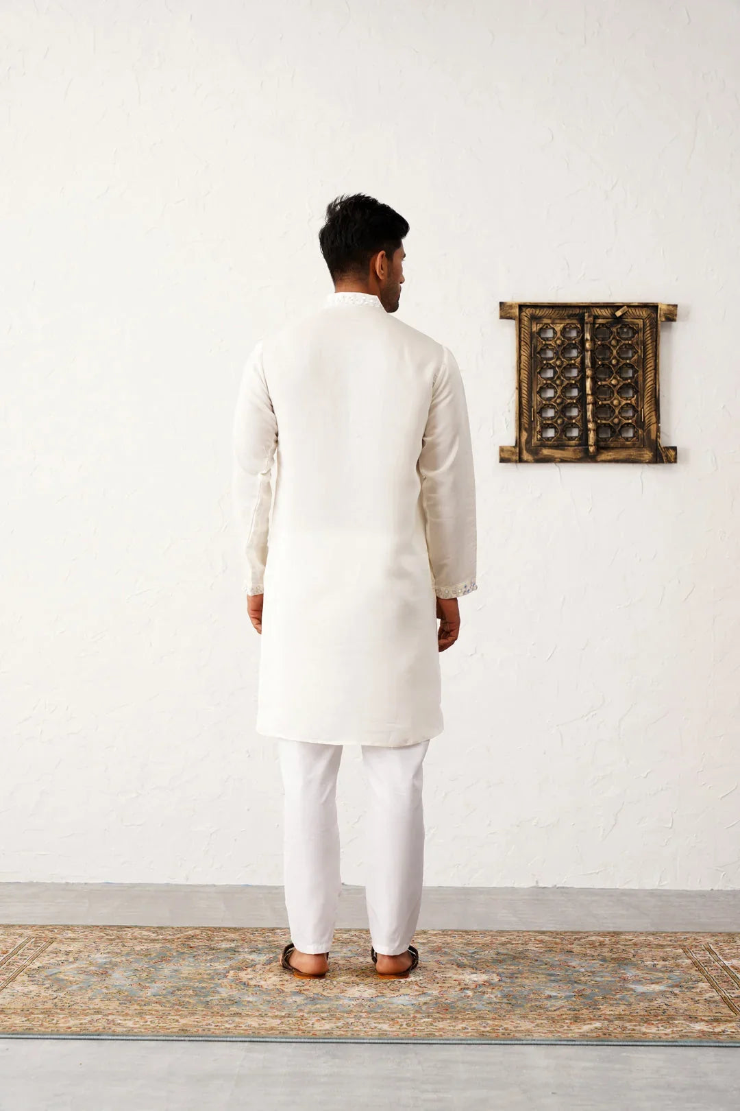 White Cotton Solid Indian Wear JOKP_P_5045White | DesiQlo