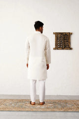 Men's Embroidered Kurta With Pyjama-JOKP-P