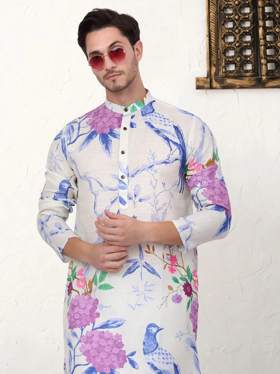 Blue Cotton Solid Indian Wear JOKP_P_5079Blue | DesiQlo