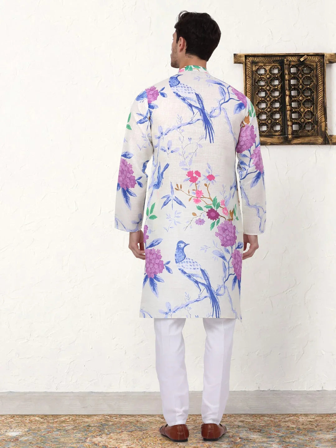 Blue Cotton Solid Indian Wear JOKP_P_5079Blue | DesiQlo