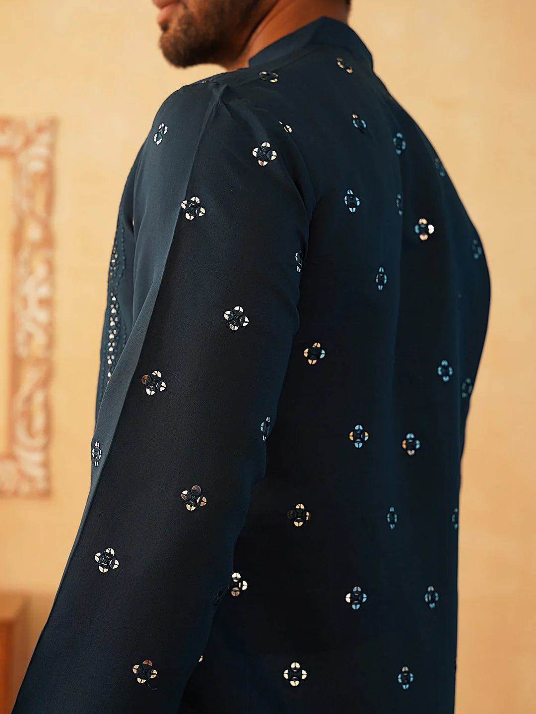 Multi Cotton Solid Indian Wear JOKP_P_5085Peacock | DesiQlo