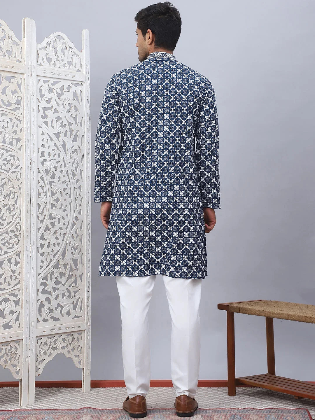 Multi Rayon Solid Indian Wear JOKP_5092Peacock | DesiQlo