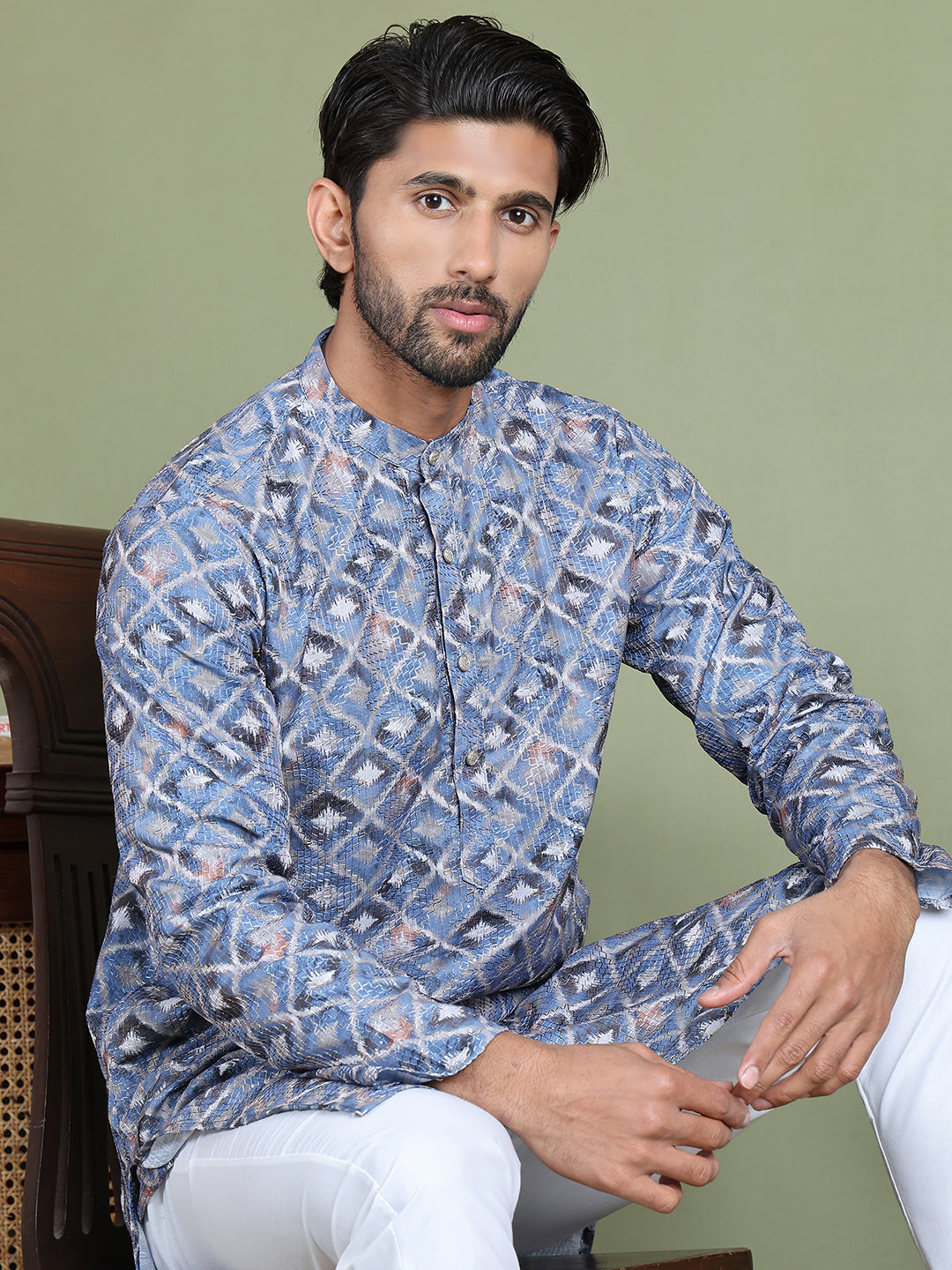  Indian Wear 5141blue | DesiQlo
