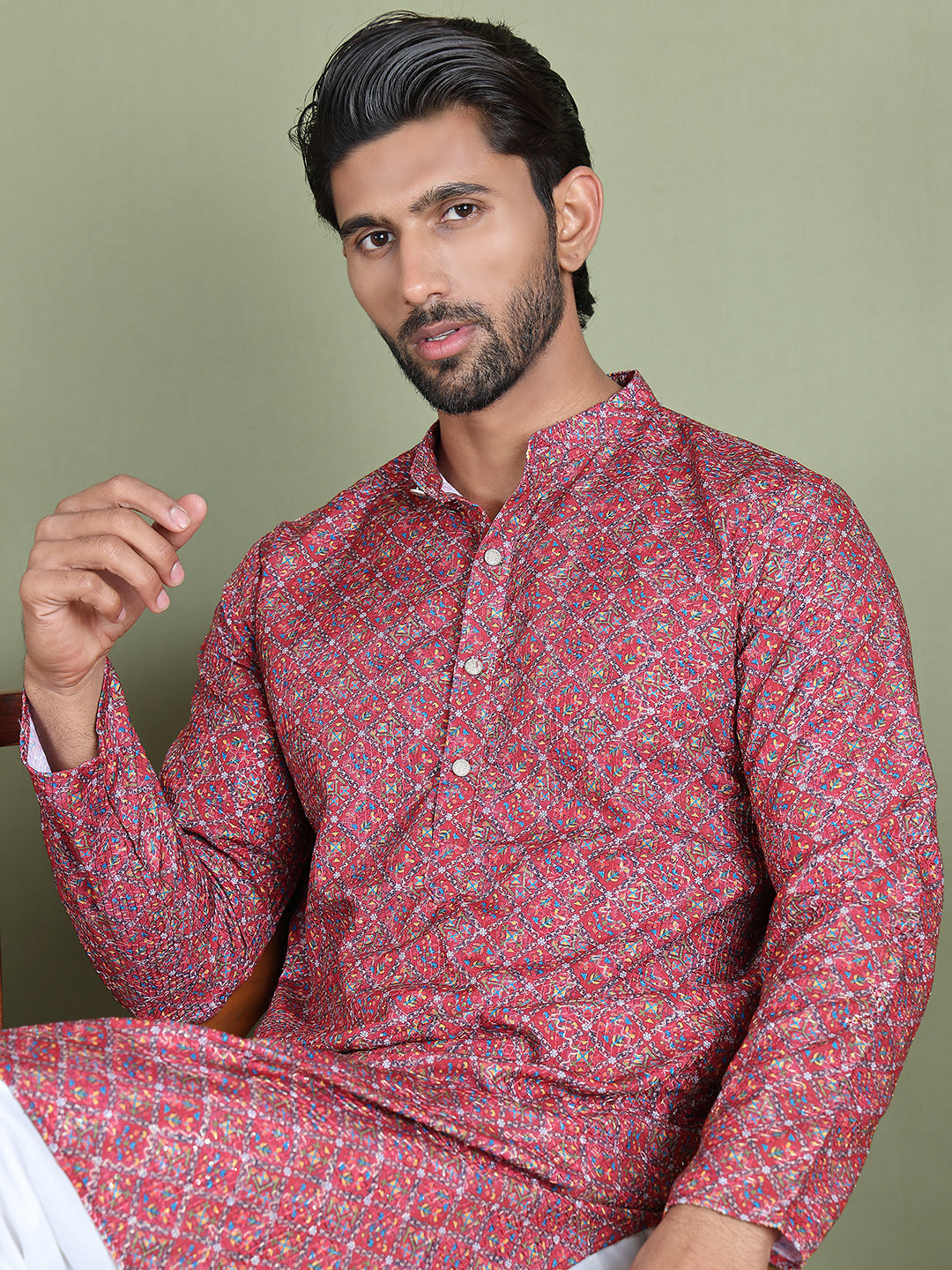  Indian Wear 42maroon | DesiQlo
