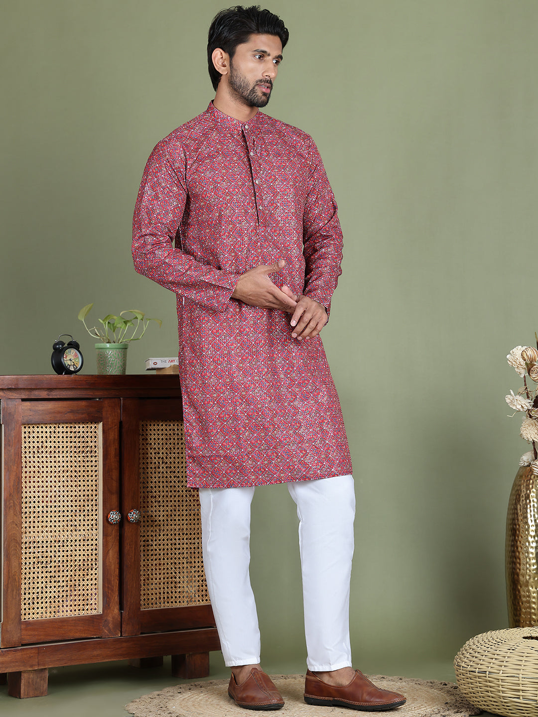  Indian Wear 42maroon | DesiQlo