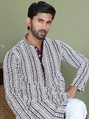 Embroidered and Mirror Work Kurta Pyjama Sets ( JOKP 5146Purple ) [FF] [P-12]