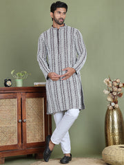 Embroidered and Mirror Work Kurta Pyjama Sets ( JOKP 5146Purple ) [FF] [P-12]