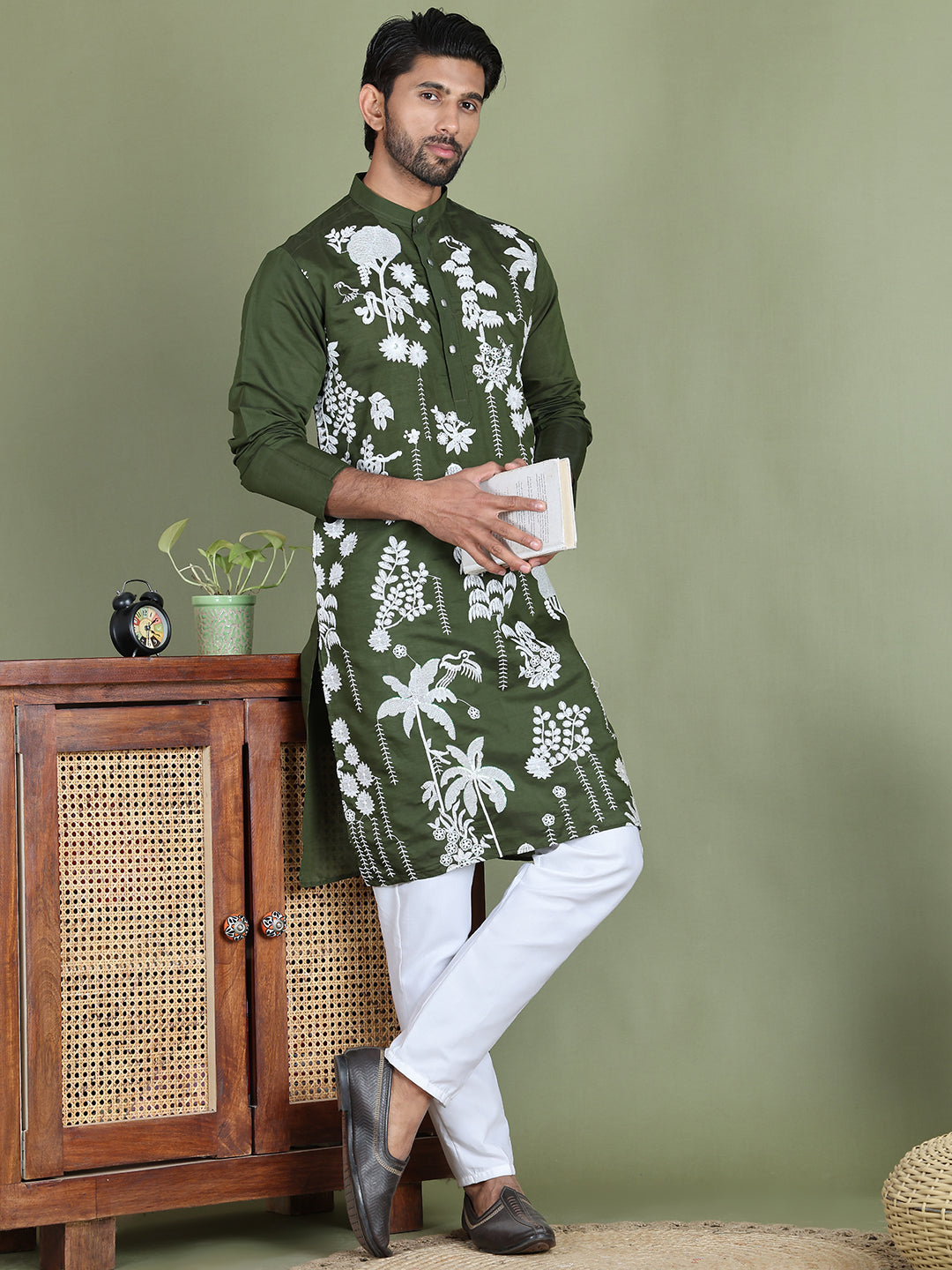 Olive Indian Wear 150olive | DesiQlo