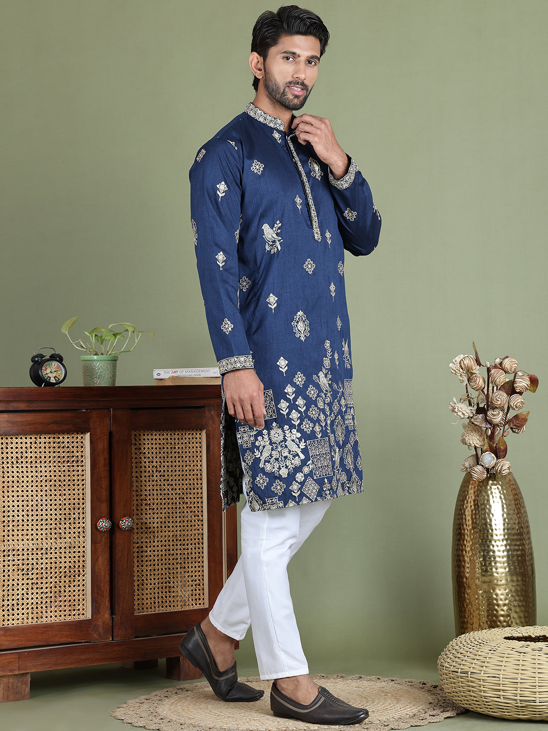 Navy Indian Wear 5155navy | DesiQlo