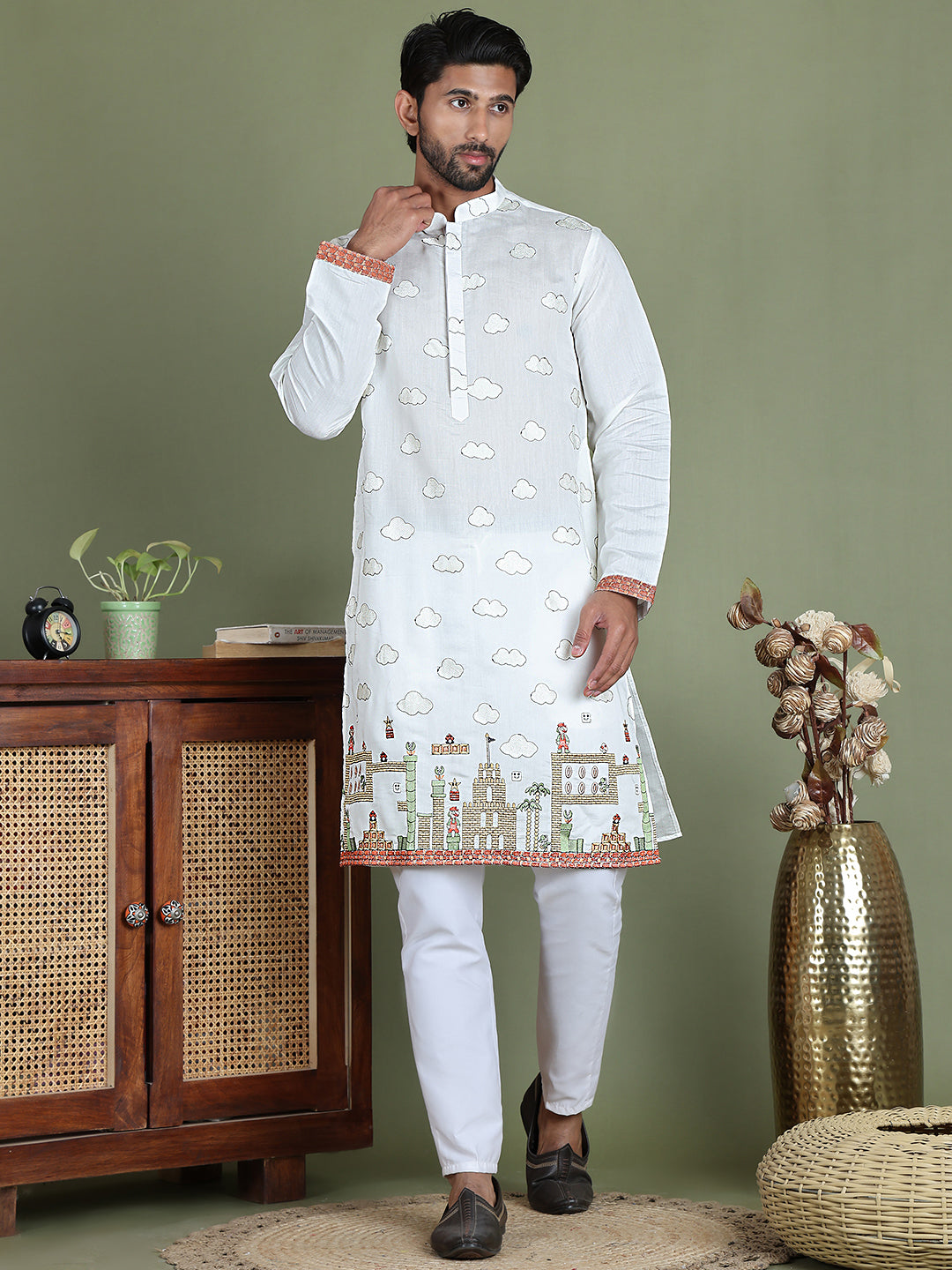  Indian Wear 162white | DesiQlo