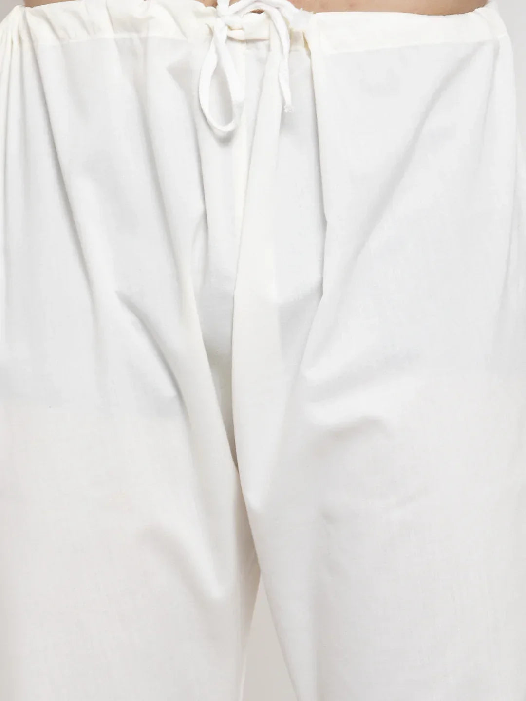 Men Cream Chikan Kurta with Churidar ( JOKP 561 Cream )-JOKP-561