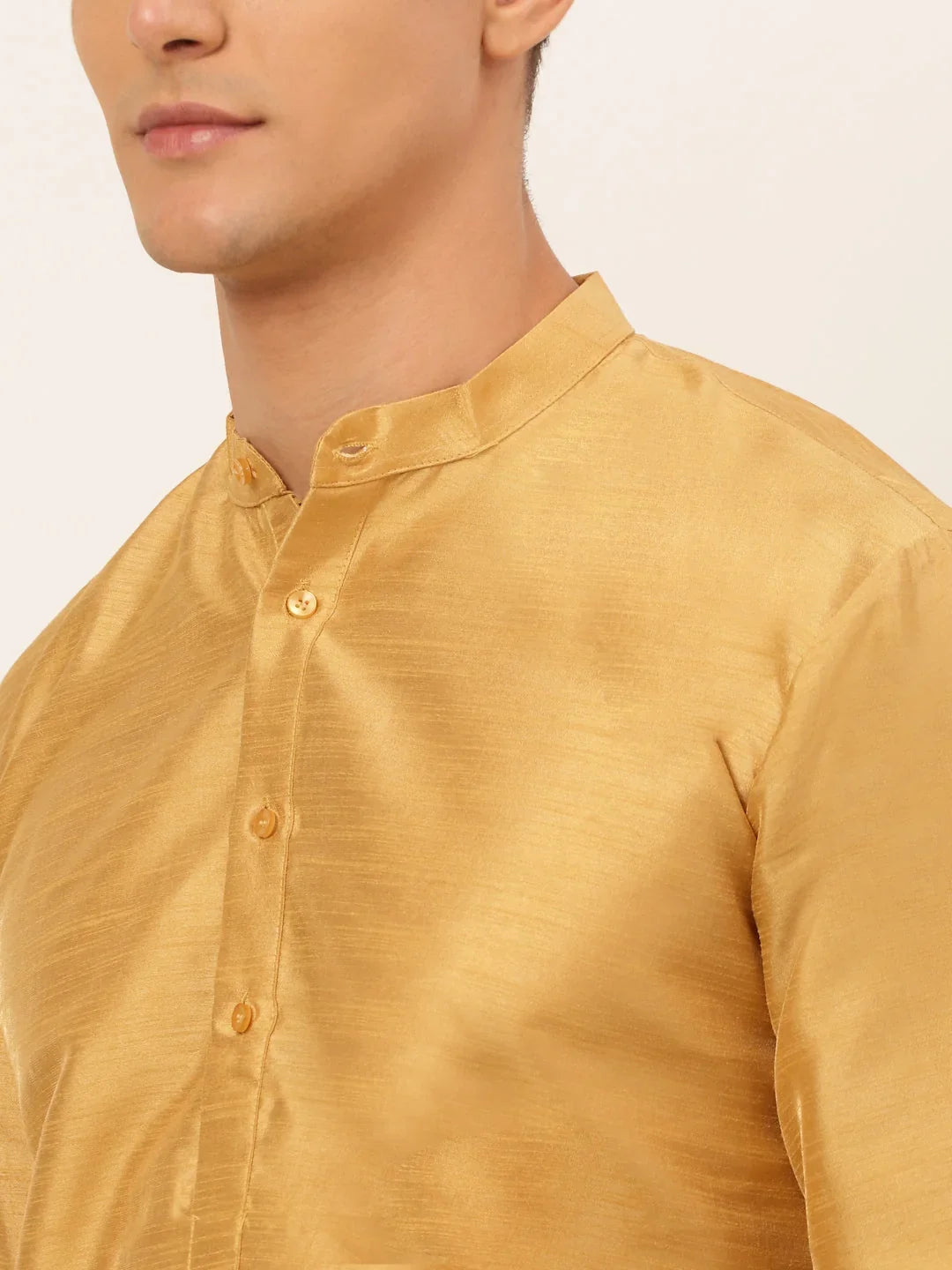 Brown Cotton Solid Indian Wear JOKP_636Dark-Golden | DesiQlo
