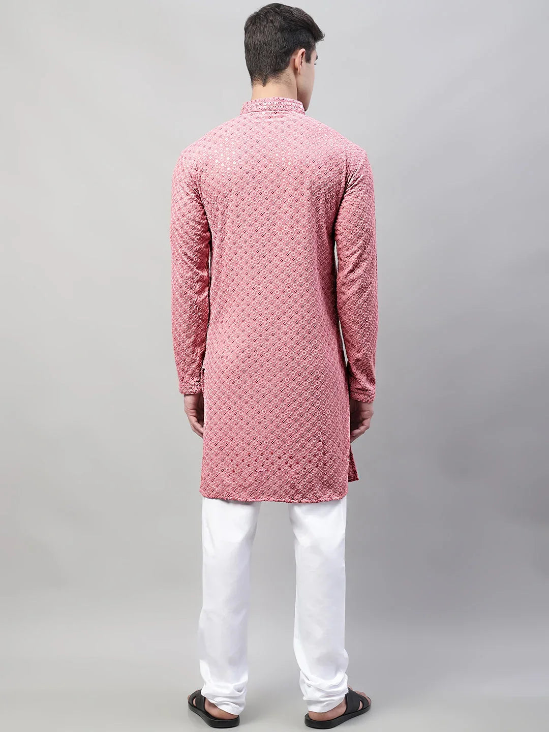 Red Cotton Solid Indian Wear JOKP_678Coral | DesiQlo