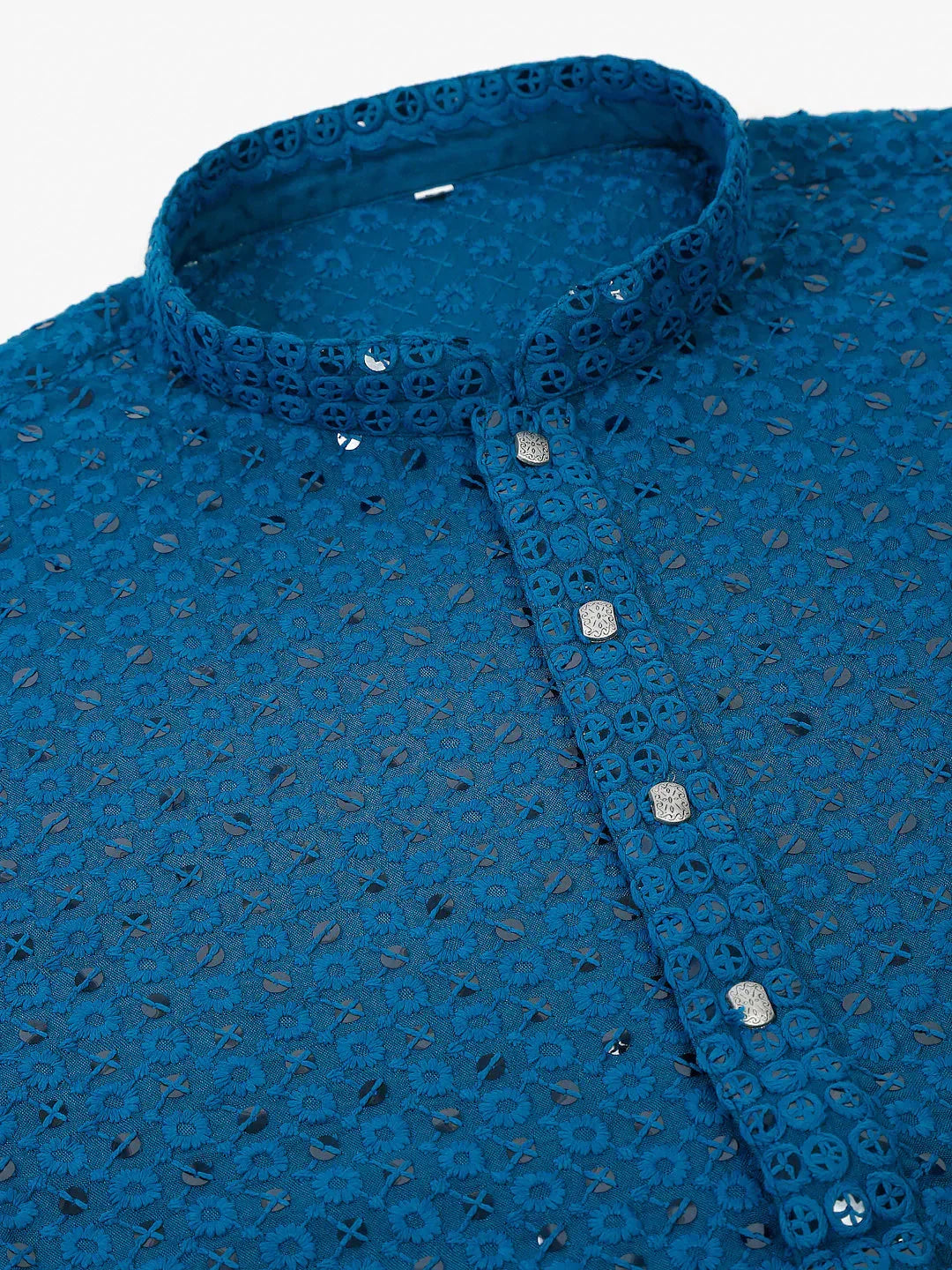 Peacock Cotton Embroidered Indian Wear for Men | DesiQlo India