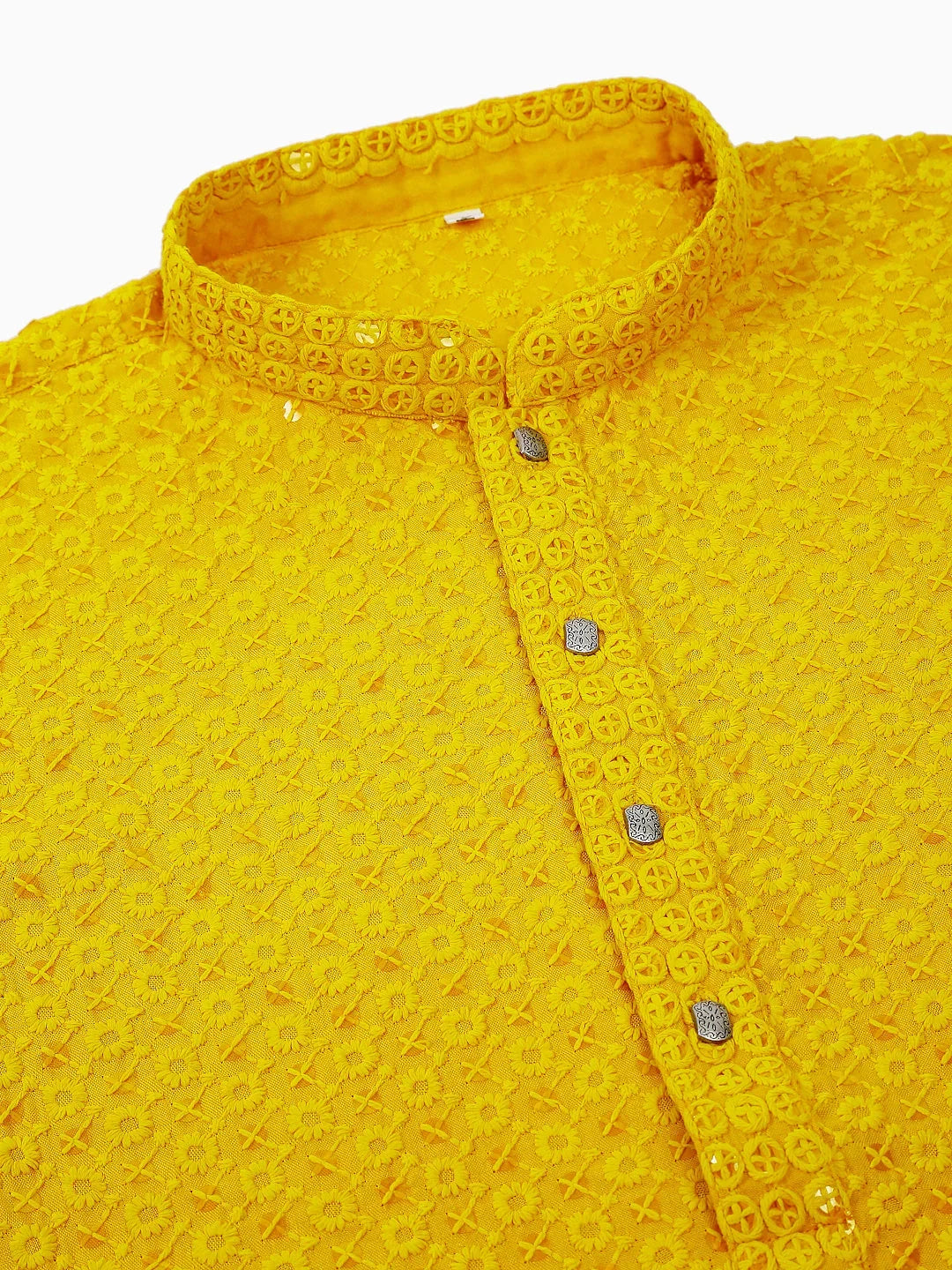 Yellow Cotton Solid Indian Wear JOKP_678Yellow | DesiQlo