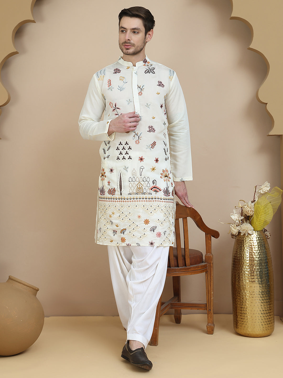  Indian Wear 140white | DesiQlo