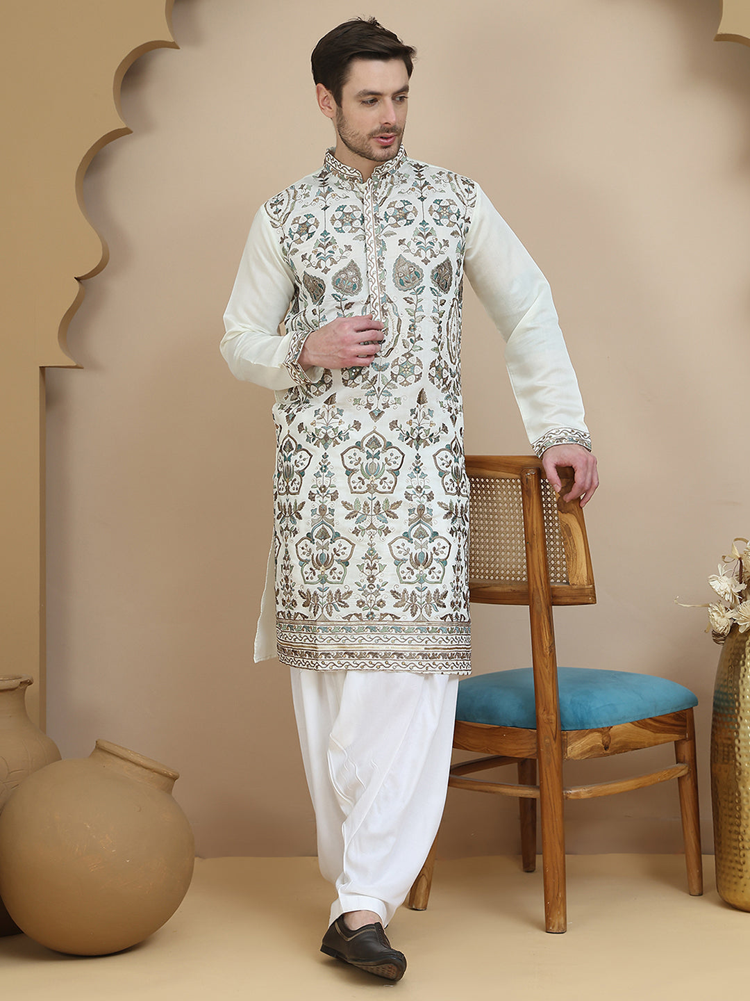  Indian Wear 200white | DesiQlo