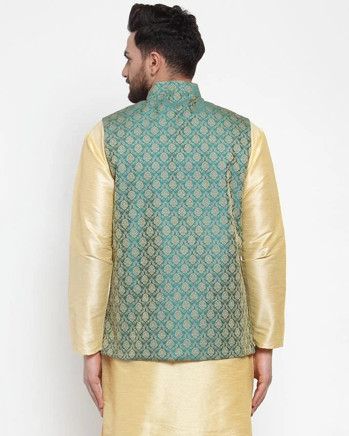 Green Cotton Solid Indian Wear JOWC_4005_Green | DesiQlo