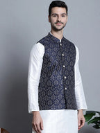 Men's Printed Styled Nehru Jacket
