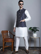 Men's Printed Styled Nehru Jacket