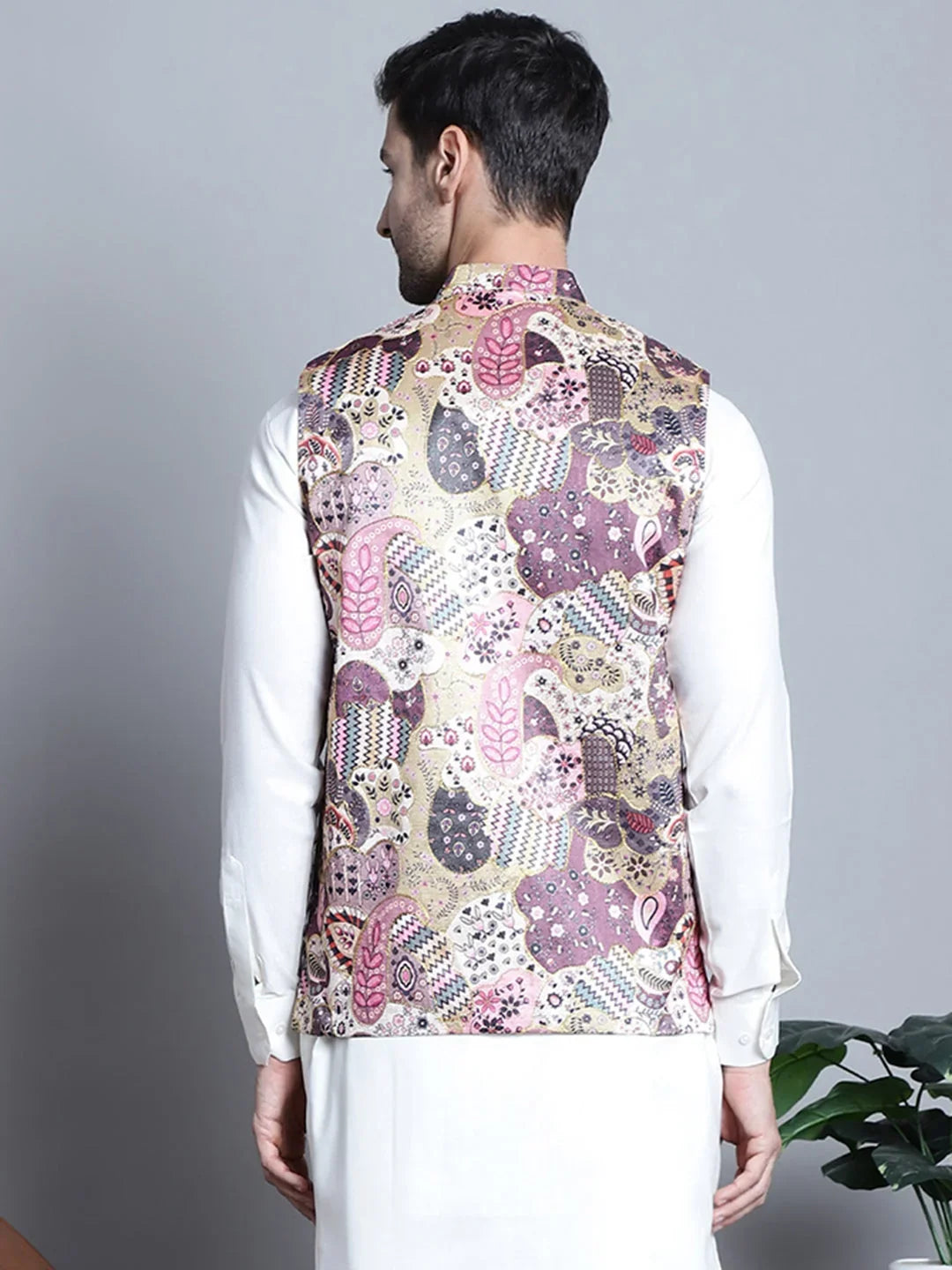 Purple Silk Solid Indian Wear JOWC_4086Purple | DesiQlo