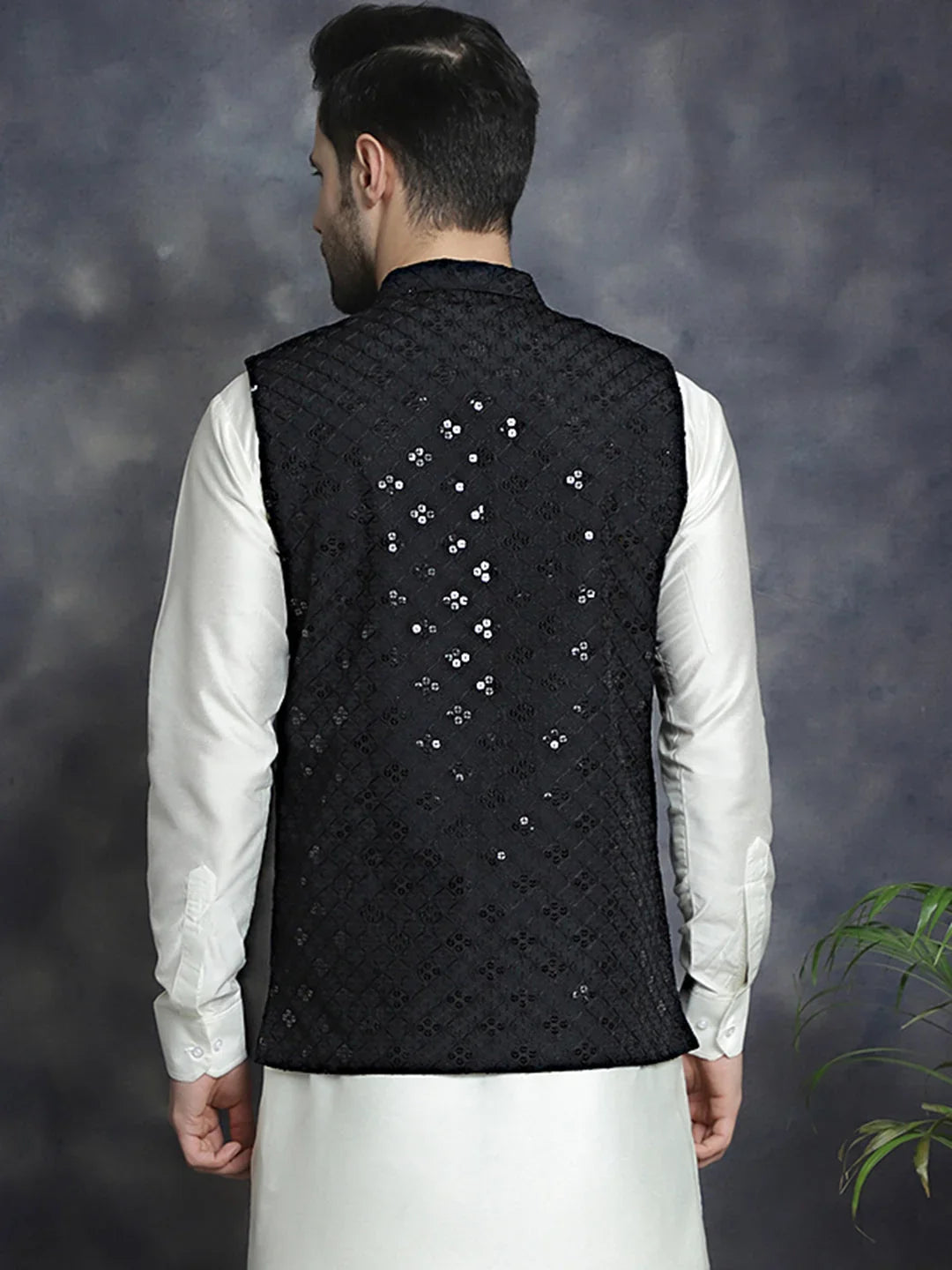 Black Rayon Solid Indian Wear JOWC_4093Black | DesiQlo