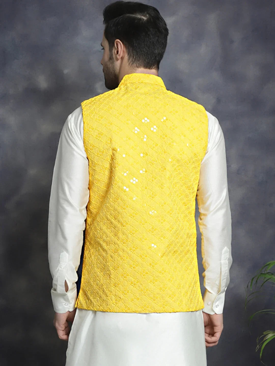 Yellow Rayon Solid Indian Wear JOWC_4093Yellow | DesiQlo