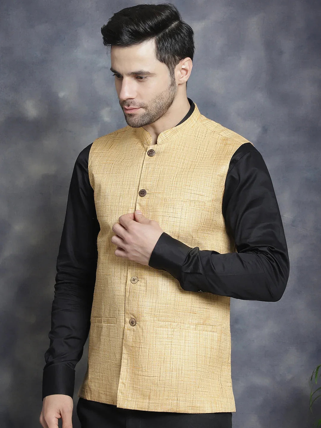 Beige Cotton Solid Indian Wear JOWC_4095Beige | DesiQlo