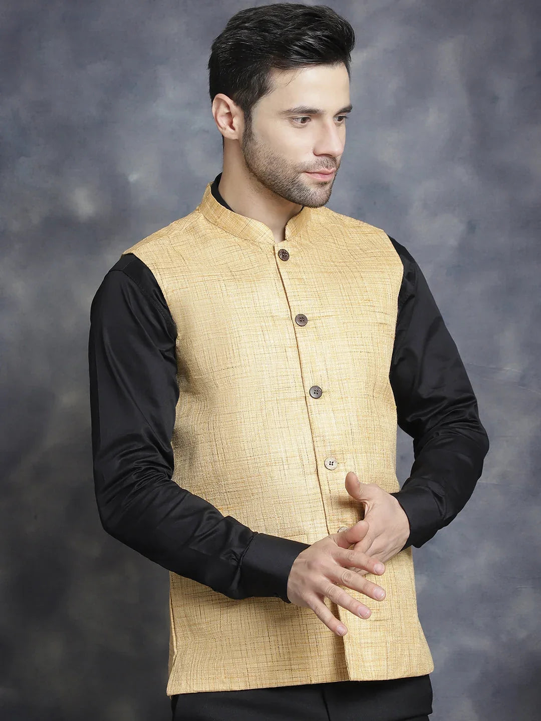 Beige Cotton Solid Indian Wear JOWC_4095Beige | DesiQlo