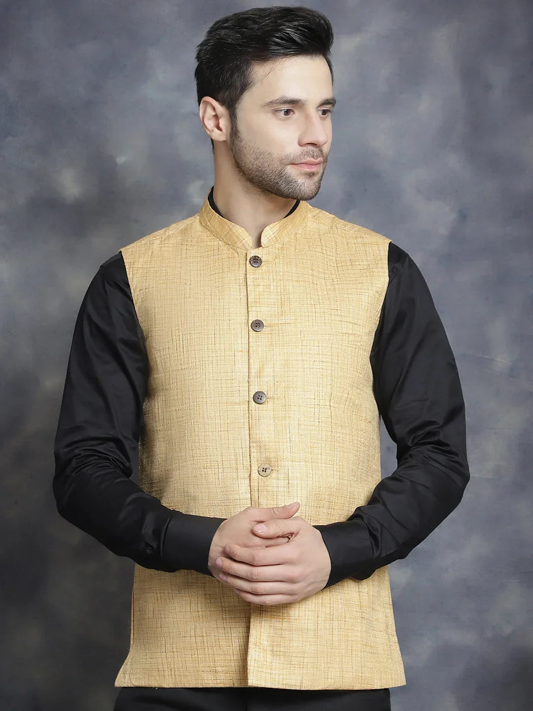 Beige Cotton Solid Indian Wear JOWC_4095Beige | DesiQlo