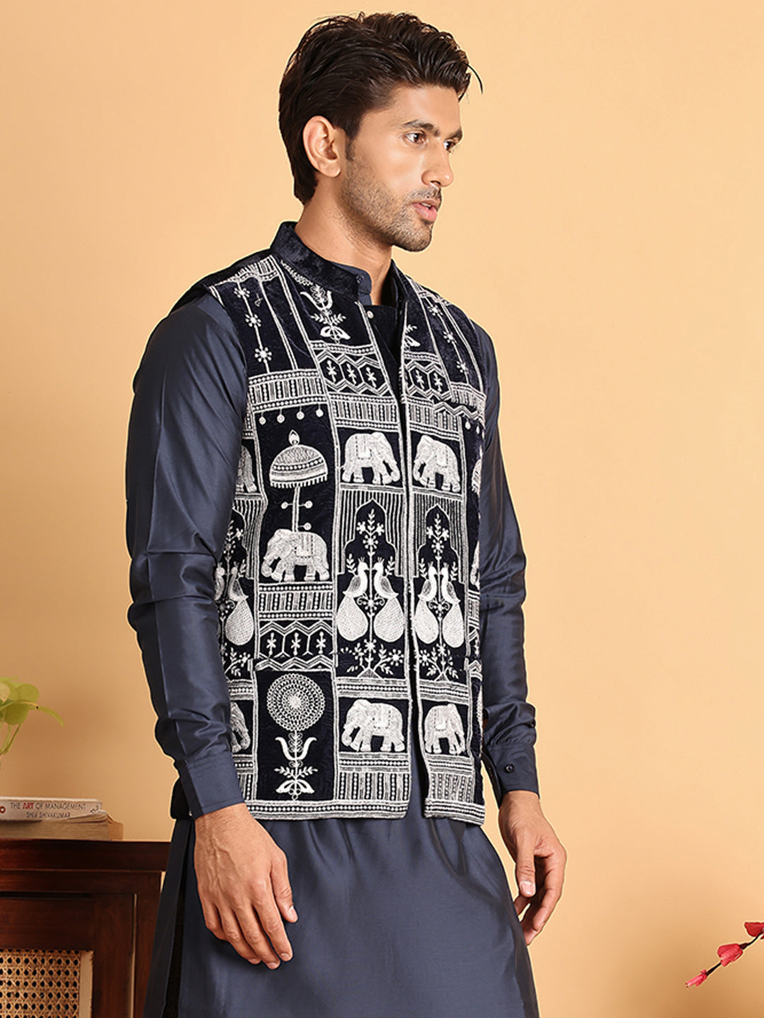 Navy Indian Wear 4119navy | DesiQlo