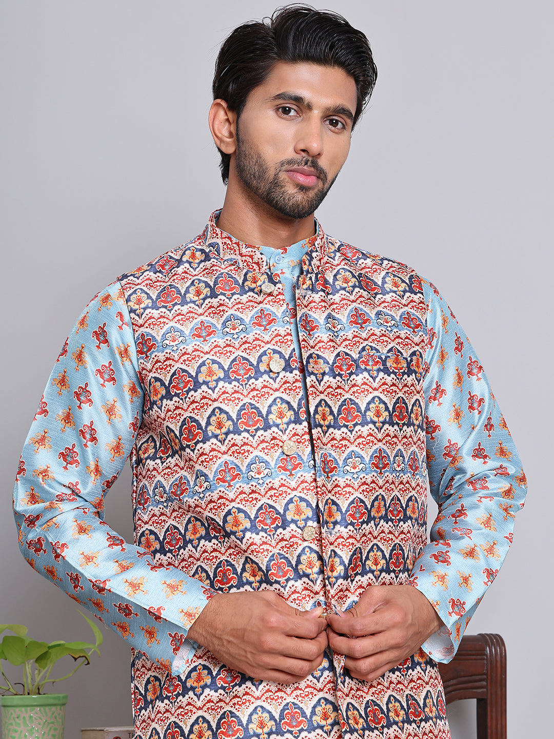  Indian Wear 4122blue | DesiQlo