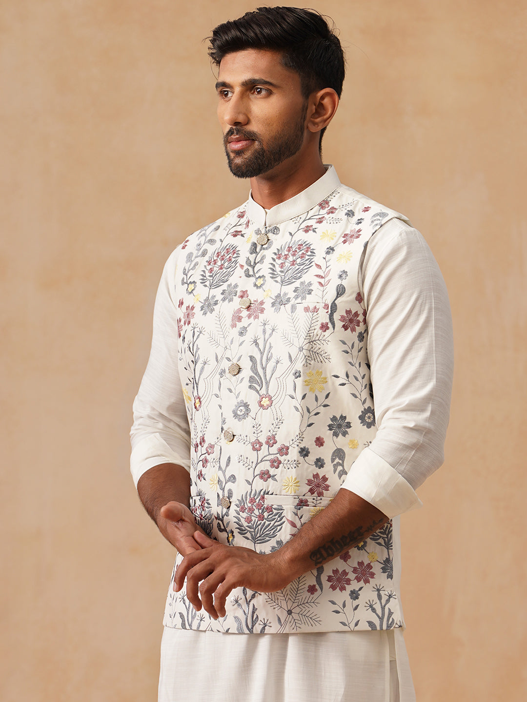  Indian Wear 136white | DesiQlo