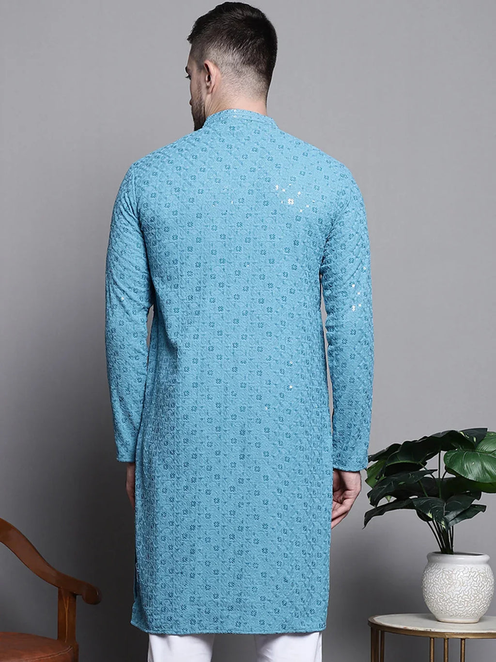 Sequin Embroidered Pure Cotton Assorted Kurtas