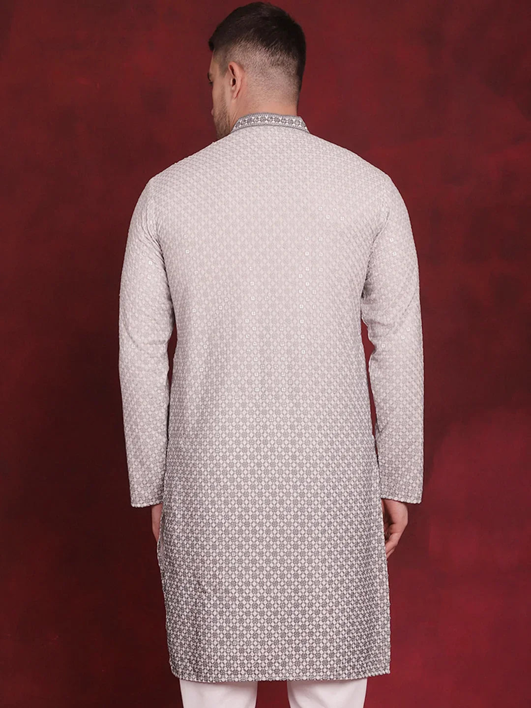 Grey Rayon Solid Indian Wear KO_5025Grey | DesiQlo