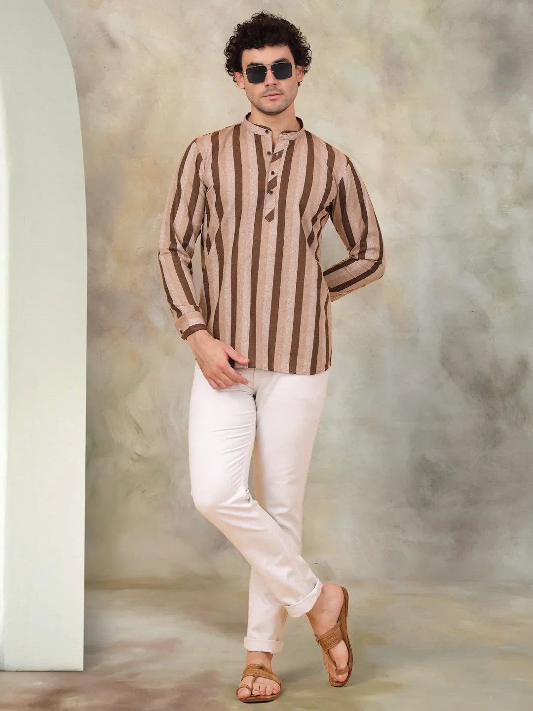 Beige Cotton Solid Indian Wear KO_5078Beige | DesiQlo