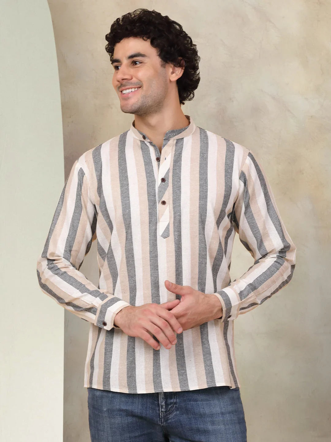 Grey Cotton Solid Indian Wear KO_5078Grey | DesiQlo