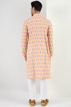 Yellow Viscose Rayon Abstract Embroidered Chikankari Straight Kurta MKU1066