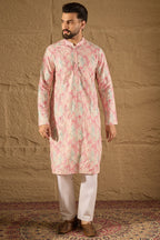 Multi Viscose Rayon Ethnic Motifs Printed Straight Kurta HOPMKU1308