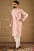 Multi Viscose Rayon Ethnic Motifs Printed Straight Kurta HOPMKU1308