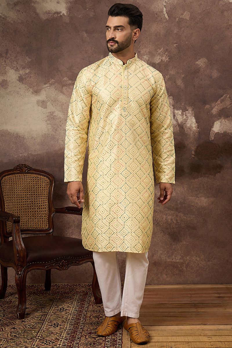 Silk Blend Kurtas -mku1383 | DesiQlo