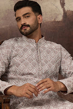 Mauve Viscose Rayon Solid Embroidered Straight Kurta MKU1389
