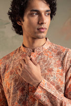 Multi Viscose Rayon Embroidered Calf Length Straight Regular Kurta MKU1759