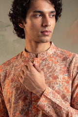 Multi Viscose Rayon Embroidered Calf Length Straight Regular Kurta MKU1759