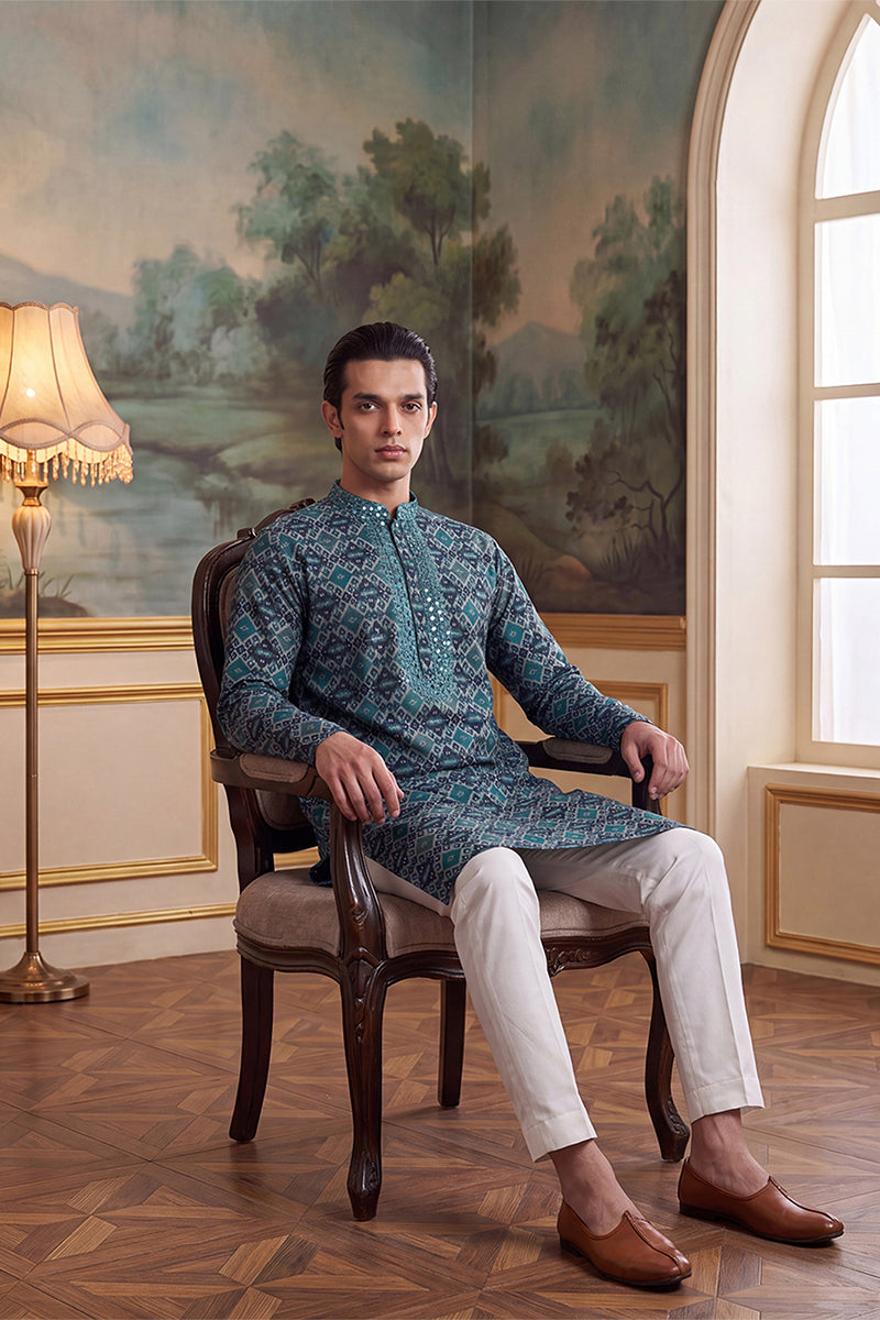 Silk Blend Kurta sets kset1893 | DesiQlo