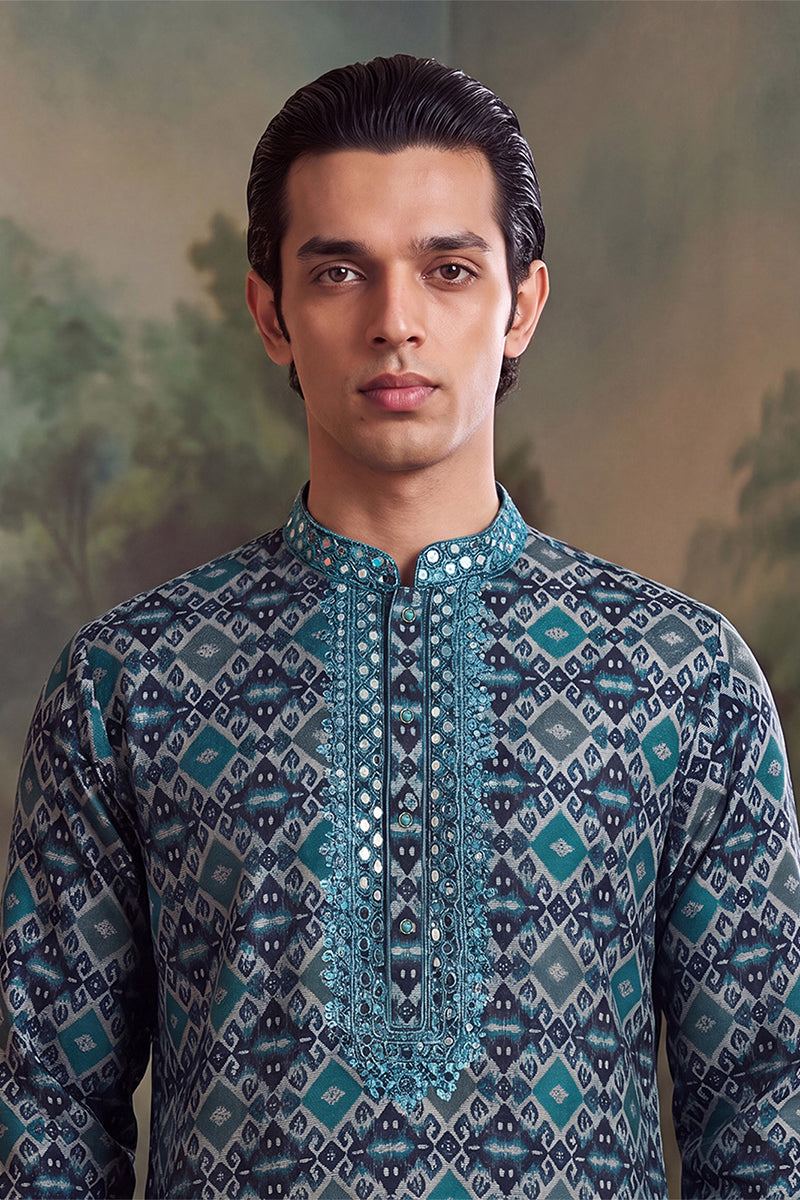 Silk Blend Kurta sets kset1893 | DesiQlo