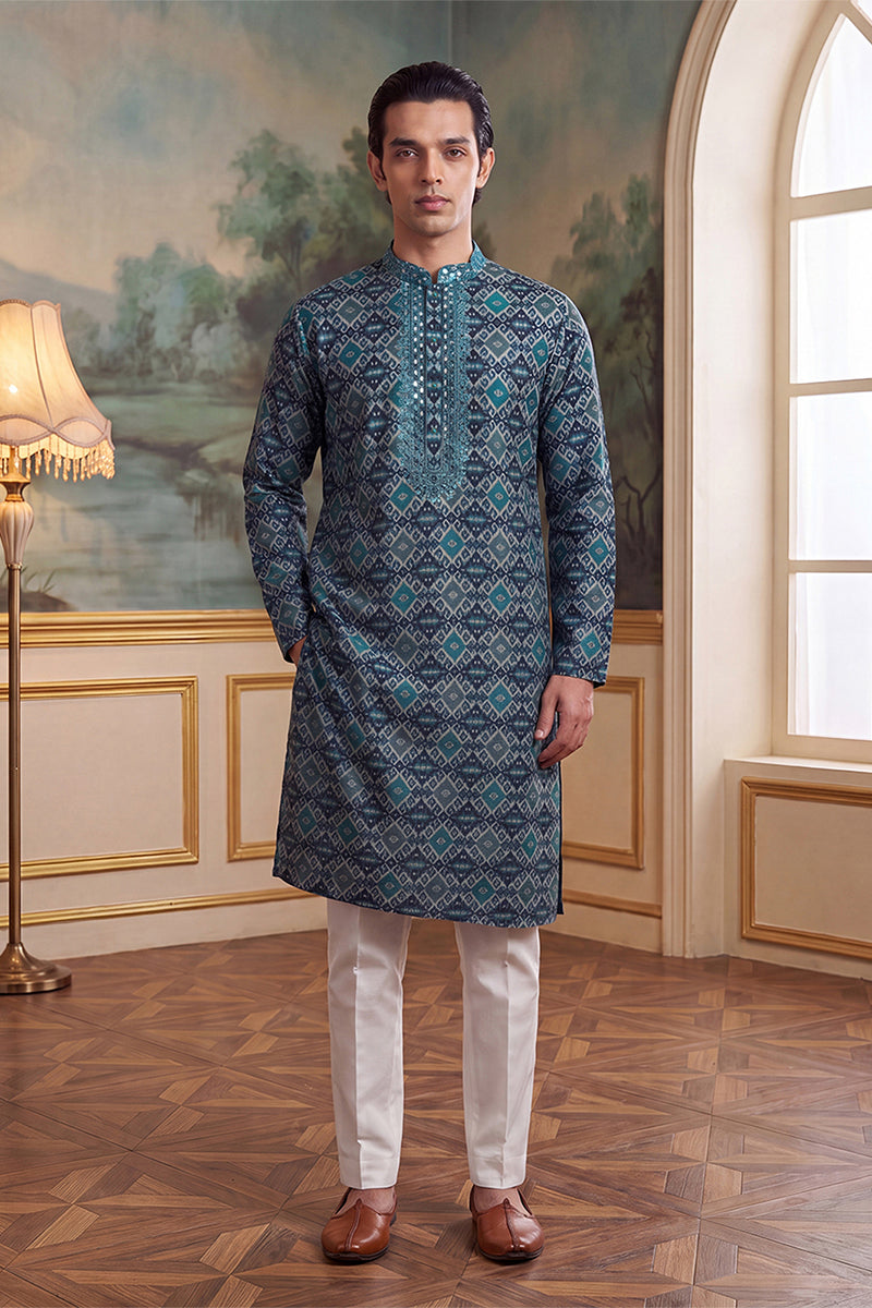 Silk Blend kurtas for Men | DesiQlo India
